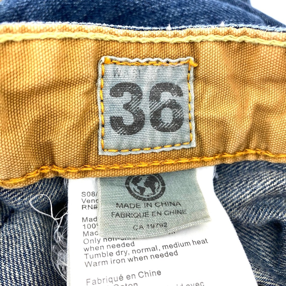 Timberland Carpenter Jeans Menswear Denim Utility Medium Blue Workwear 36x30 - Picture 6 of 6